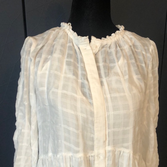 FREE PEOPLE white maxi boho dress size S - Picture 7 of 13